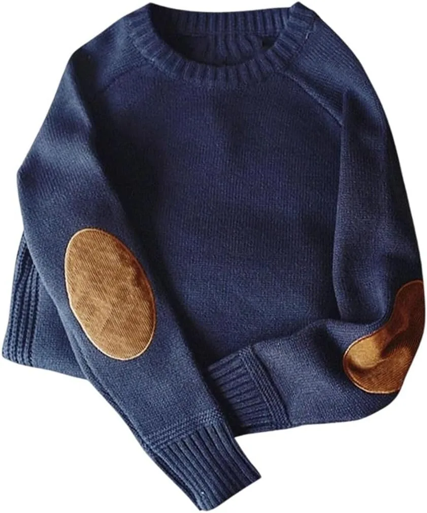 Мужской оверсайз свитер с патчами для повседневной носки
Мужской оверсайз свитер с патчами для повседневной носки