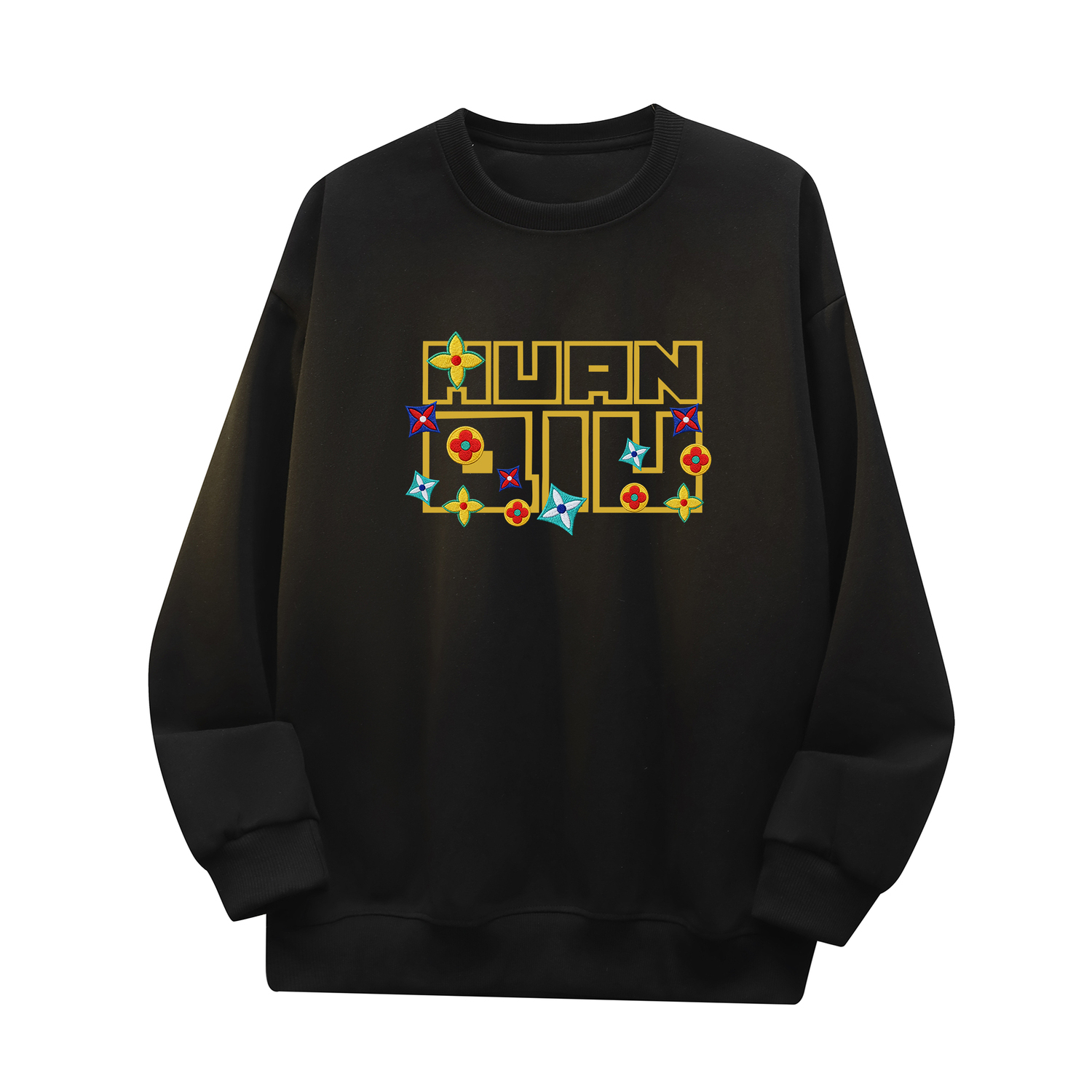 Свитшот с круглым вырезом Unisex HUANQIU, черный (fleece-lined)
Свитшот с круглым вырезом Unisex HUANQIU, черный (fleece-lined)