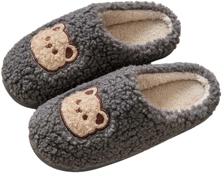 Тапочки Molodo Cute Bear для женщин и мужчин, пушистые теплые шлепанцы, уютные домашние тапочки с закрытым носком, противоскользящие тапочки, серый
Тапочки Molodo Cute Bear для женщин и мужчин, пушистые теплые шлепанцы, уютные домашние тапочки с закрытым носком, противоскользящие тапочки, серый