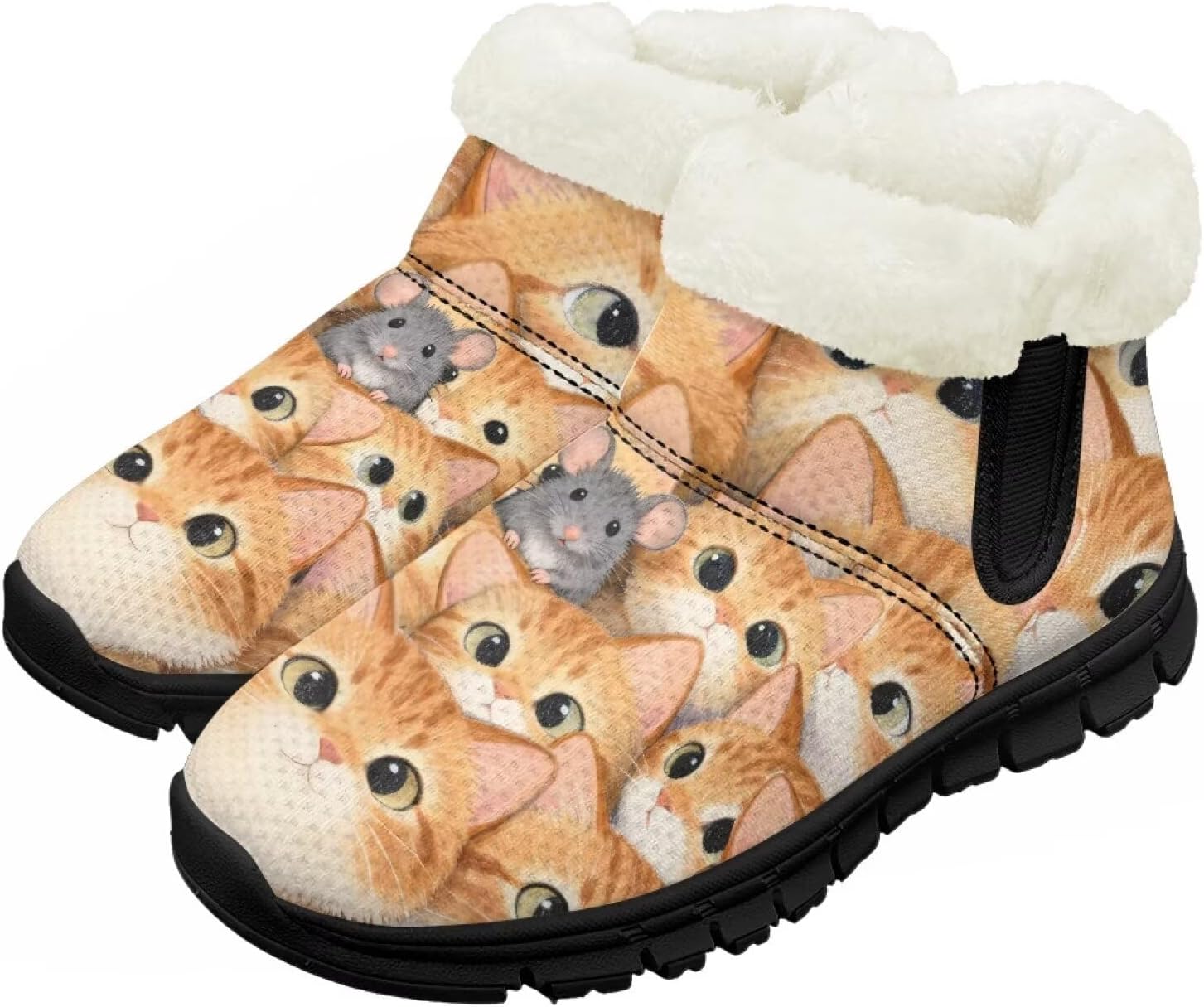 Детские зимние ботинки для мальчиков и девочек, теплые зимние сапоги с нескользящей подошвой, легкие Chririnla, Funny Cat Mouse
Детские зимние ботинки для мальчиков и девочек, теплые зимние сапоги с нескользящей подошвой, легкие Chririnla, Funny Cat Mouse