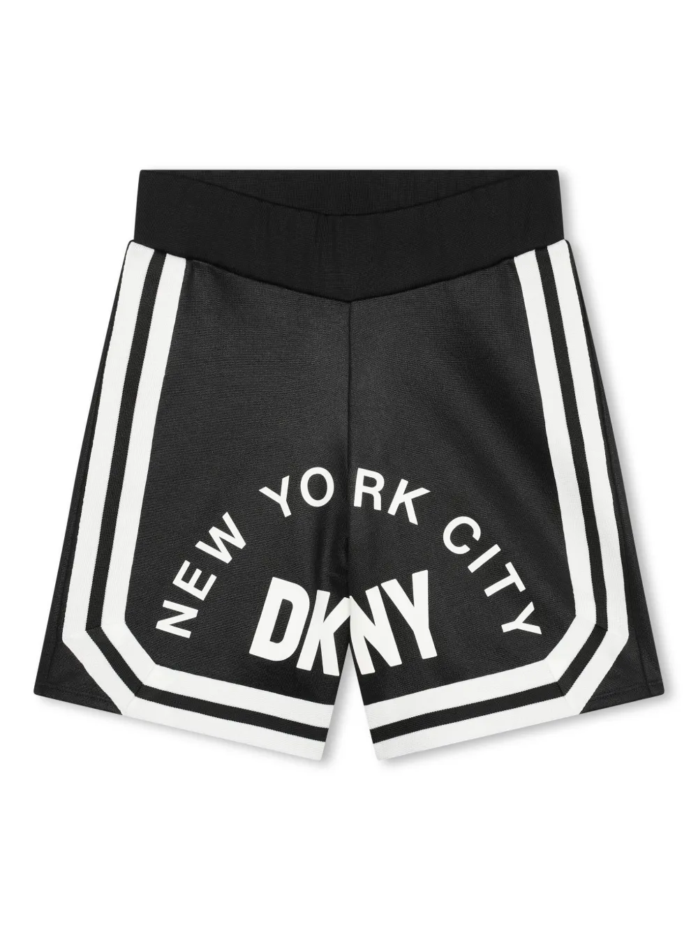 Шорты-бермуды в полоску с логотипом Dkny Kids, черный
Шорты-бермуды в полоску с логотипом Dkny Kids, черный