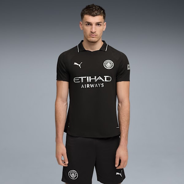 Мужская футбольная майка Manchester City 25/26 Away Authentic Puma, черный
Мужская футбольная майка Manchester City 25/26 Away Authentic Puma, черный