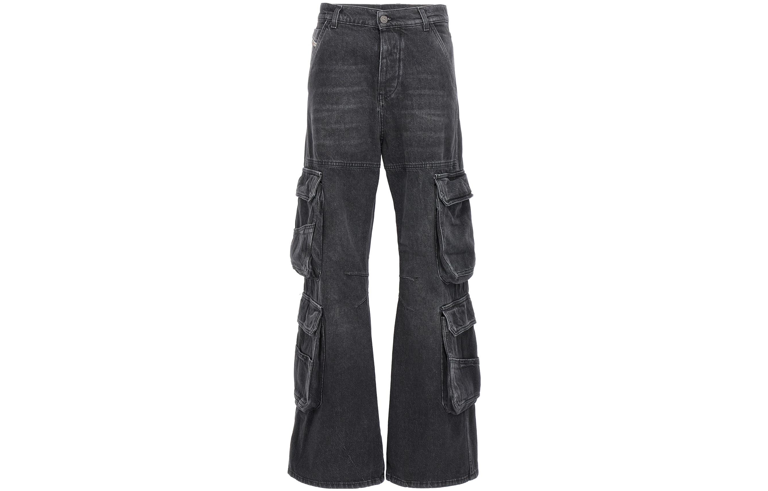 Джинсы карго с широкими штанинами и нашивкой с логотипом DIESEL, серый черный
Джинсы карго с широкими штанинами и нашивкой с логотипом DIESEL, серый черный
