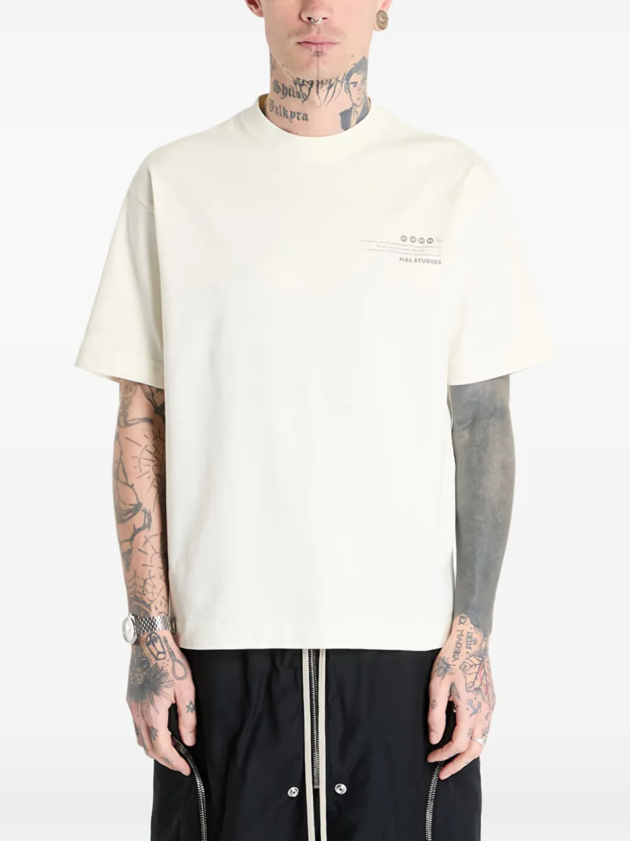 Футболка из хлопка с вышитым логотипом HAL STUDIOS, белый
Футболка из хлопка с вышитым логотипом HAL STUDIOS, белый