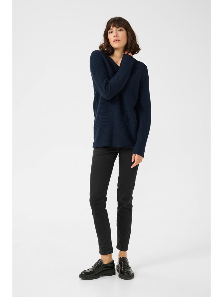 Kaffe Вязаный свитер KAlinka стандартного кроя, цвет темно-синий (Midnight Navy)
Kaffe Вязаный свитер KAlinka стандартного кроя, цвет темно-синий (Midnight Navy)