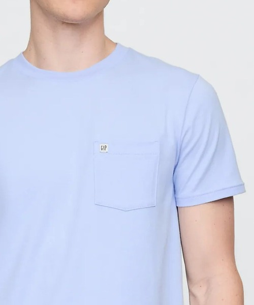 Футболка унисекс с карманом из органического хлопка GAP, светло-голубой
Футболка унисекс с карманом из органического хлопка GAP, светло-голубой