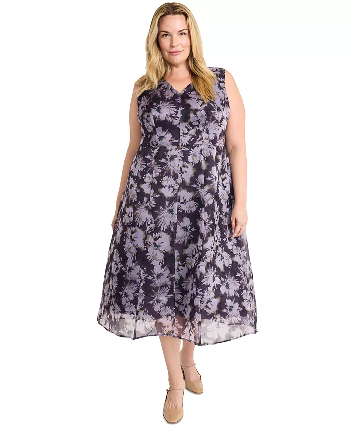 Платье миди из жаккарда больших размеров без рукавов Maggy London, черный
Платье миди из жаккарда больших размеров без рукавов Maggy London, черный