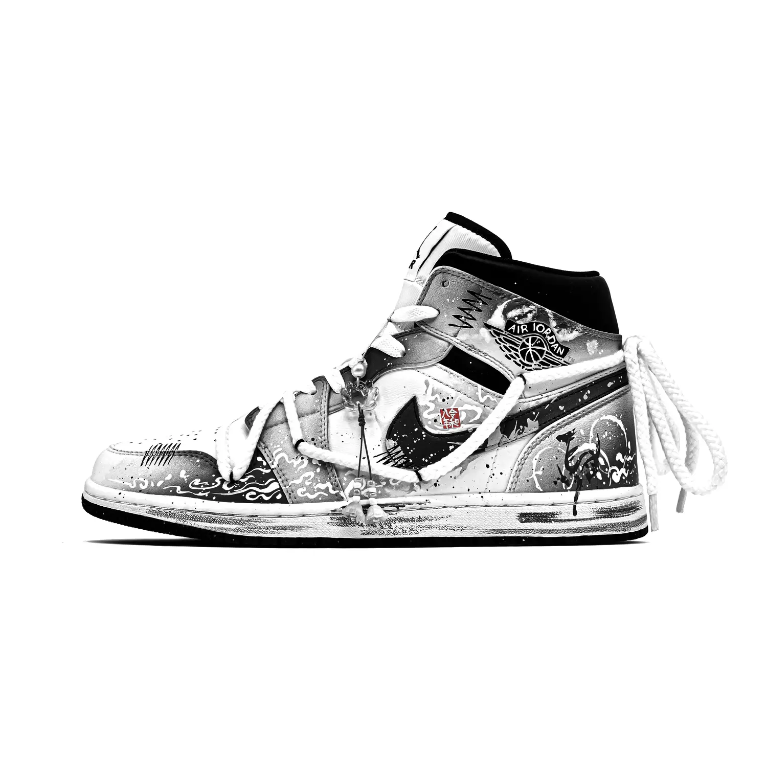 Air 1 Cloud Step Coverage High Top винтажные баскетбольные кроссовки Unisex черно-белые Jordan, черный
Air 1 Cloud Step Coverage High Top винтажные баскетбольные кроссовки Unisex черно-белые Jordan, черный