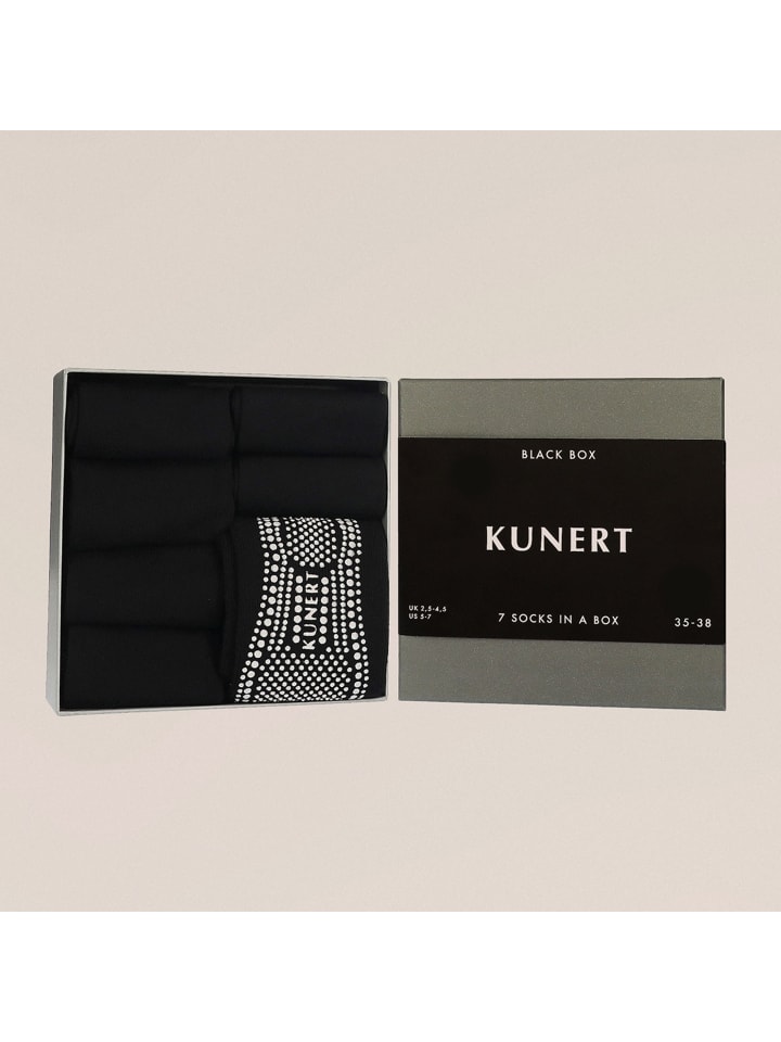 Kunert Черные носки-боксы черного цвета
Kunert Черные носки-боксы черного цвета