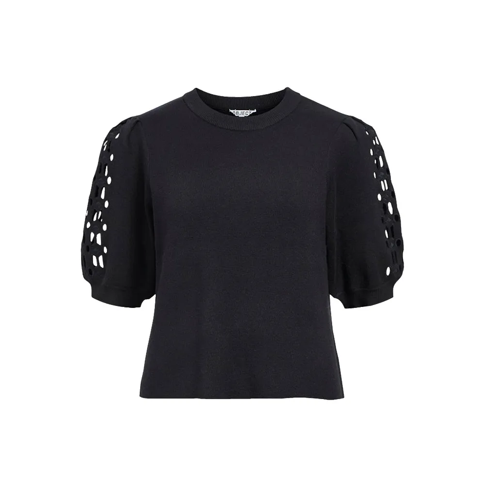 Свитер Object Yuki short sleeve, черный
Свитер Object Yuki short sleeve, черный