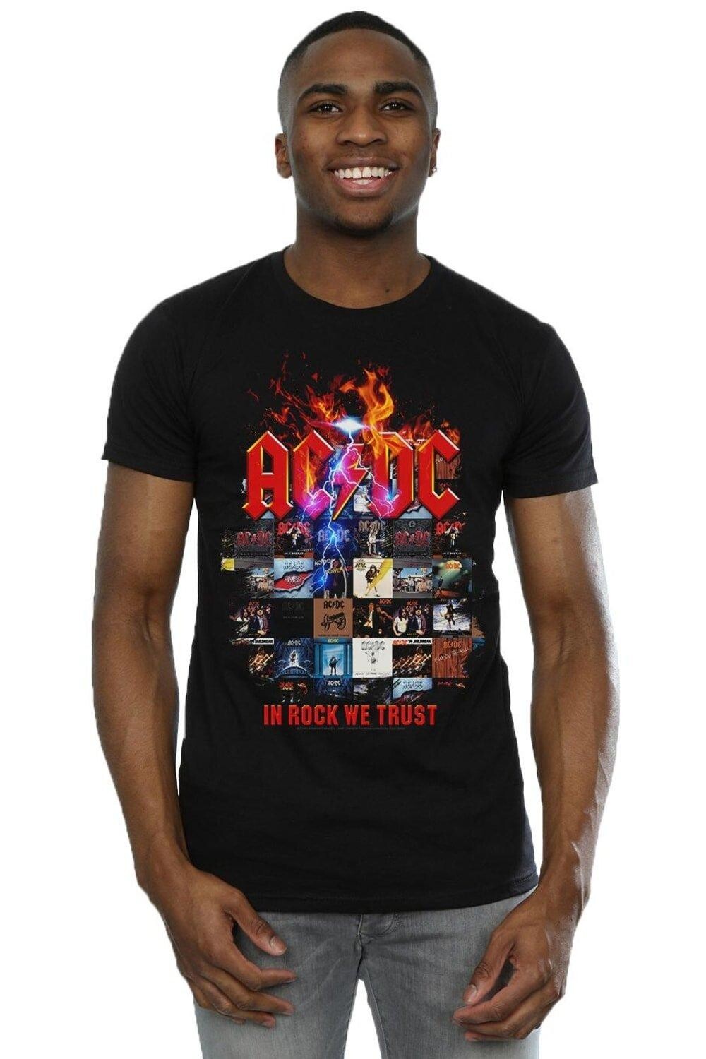 Футболка с обложкой альбома In Rock We Trust AC/DC, черный
Футболка с обложкой альбома In Rock We Trust AC/DC, черный