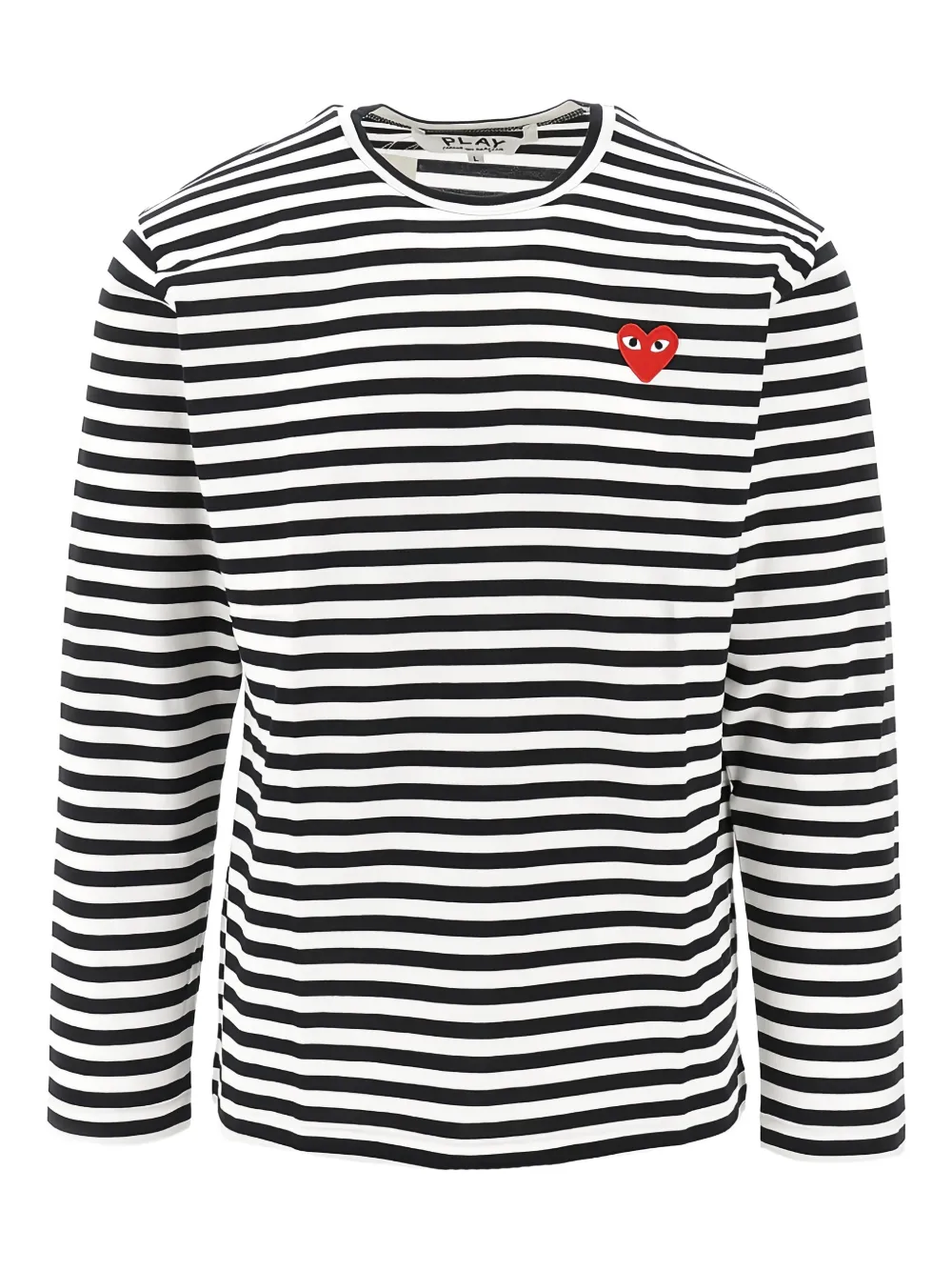 Футболка в полоску с логотипом Comme Des Garçons Play, белый
Футболка в полоску с логотипом Comme Des Garçons Play, белый