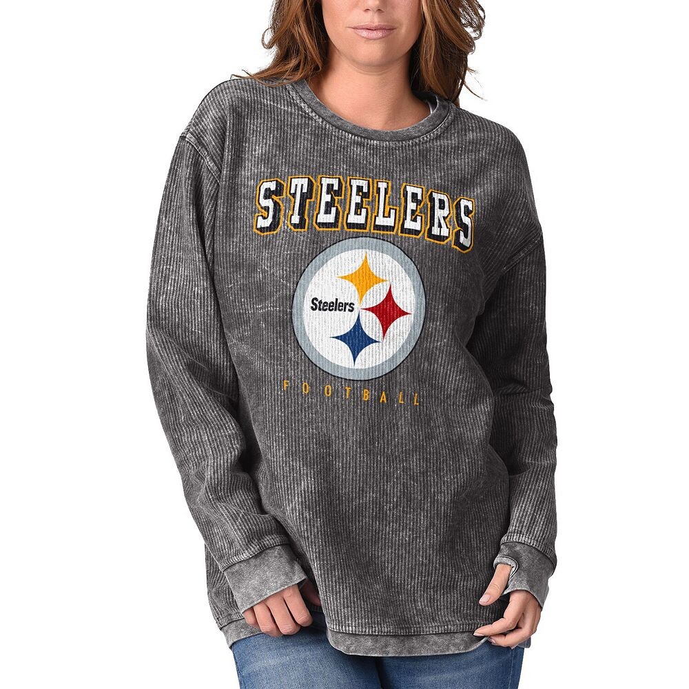 Женский удобный вельветовый пуловер G-III 4Her by Carl Banks Black Pittsburgh Steelers, цвет Stl Black
Женский удобный вельветовый пуловер G-III 4Her by Carl Banks Black Pittsburgh Steelers, цвет Stl Black