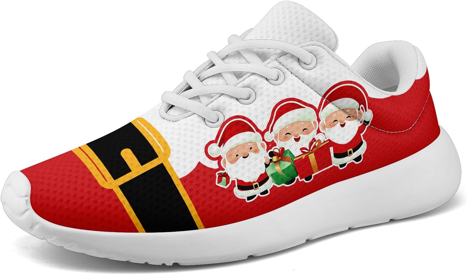 Праздничные кроссовки AWSOLE с Санта-Клаусом для мужчин и женщин, удобные, красно-белые, легкие и дышащие для ходьбы
Праздничные кроссовки AWSOLE с Санта-Клаусом для мужчин и женщин, удобные, красно-белые, легкие и дышащие для ходьбы