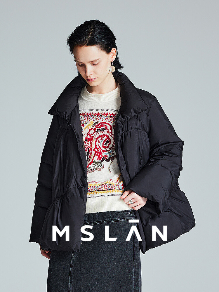 Пуховик зимний MSlan с воротником-стойкой, черный
Пуховик зимний MSlan с воротником-стойкой, черный