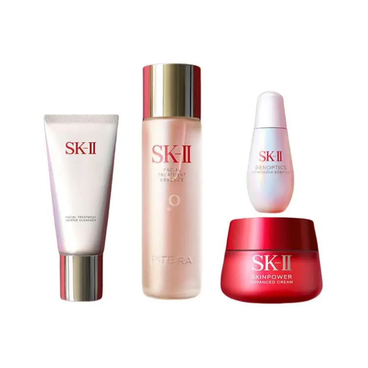 SK-II Набор для ухода за кожей SK II Goddess Water Serums & Face Creams увлажняющий и восстанавливающий комплект из четырех предметов
SK-II Набор для ухода за кожей SK II Goddess Water Serums & Face Creams увлажняющий и восстанавливающий комплект из четырех предметов