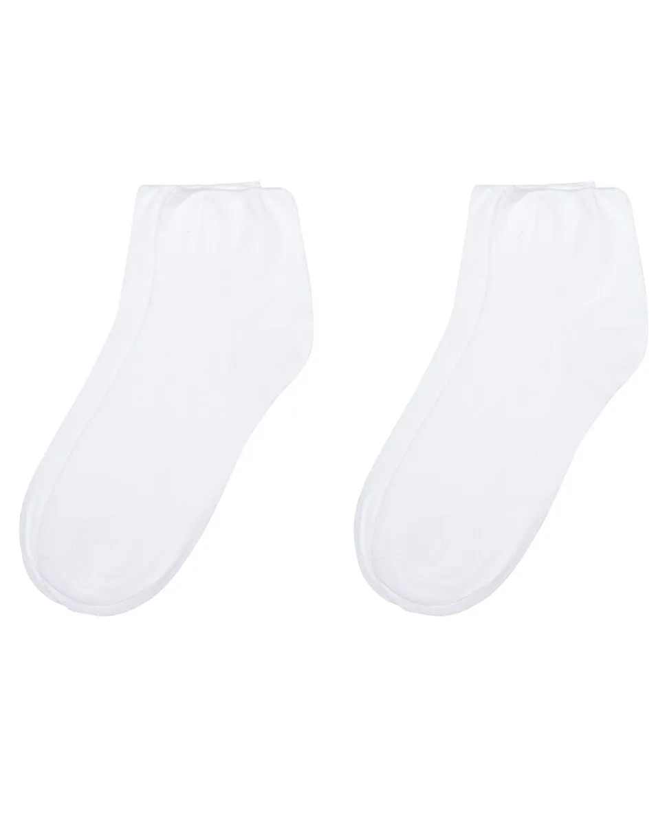Комплект из двух пар белых женских носков Soxland
Комплект из двух пар белых женских носков Soxland