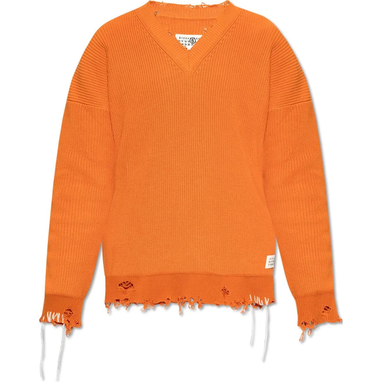 Джемпер с логотипом MM6 Maison Margiela, оранжевый
Джемпер с логотипом MM6 Maison Margiela, оранжевый