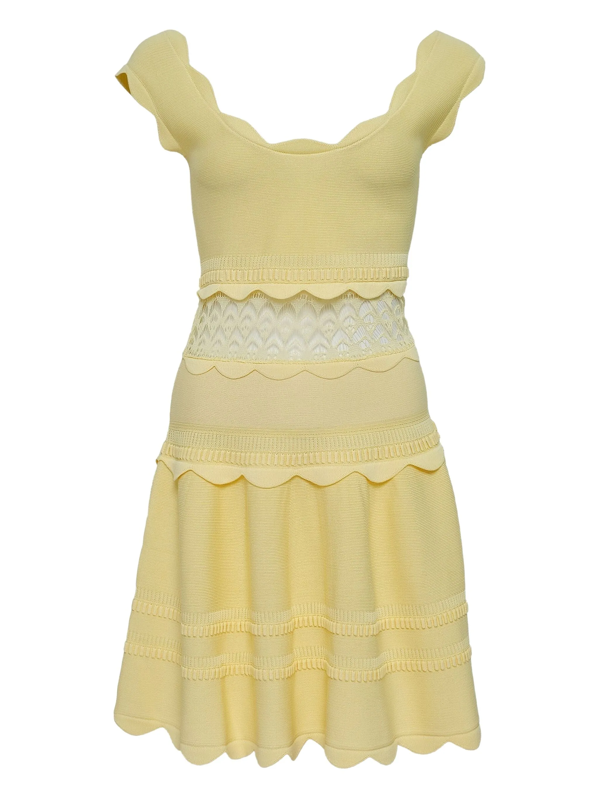 Трикотажное платье с фестонами Alexia, желтый
Трикотажное платье с фестонами Alexia, желтый