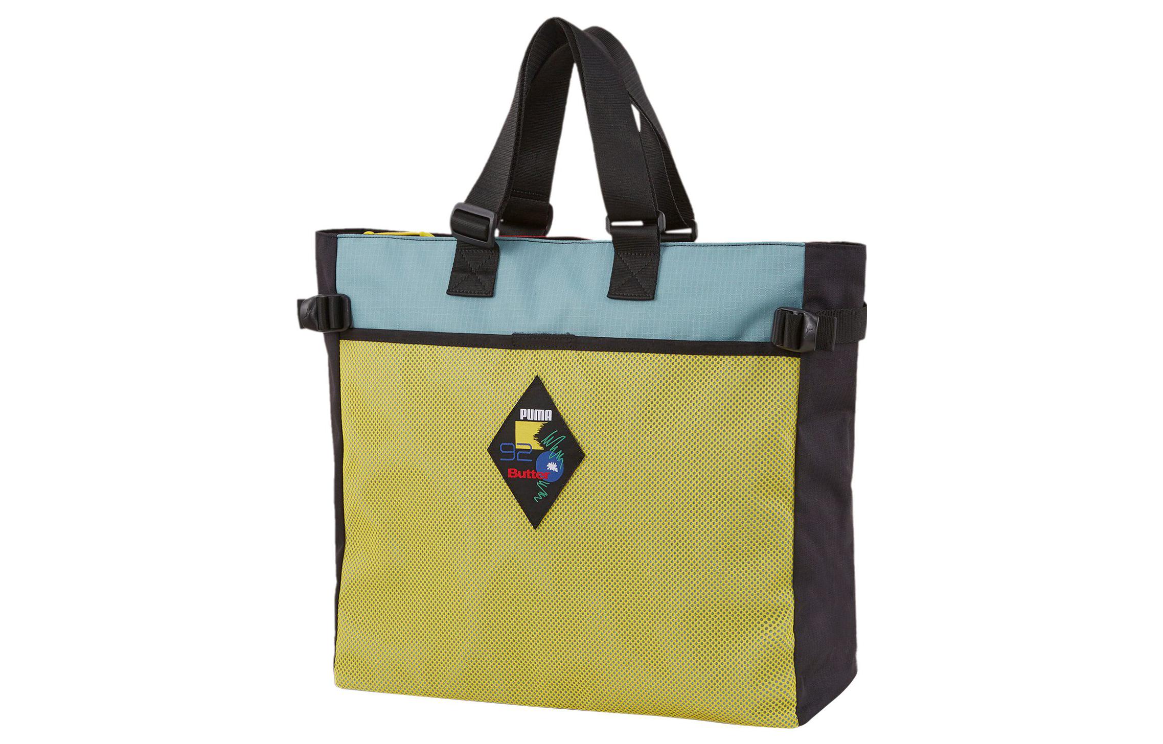 Сумка-шоппер из ткани, шоппер, сумка унисекс синий зеленый разноцветный PUMA
Сумка-шоппер из ткани, шоппер, сумка унисекс синий зеленый разноцветный PUMA