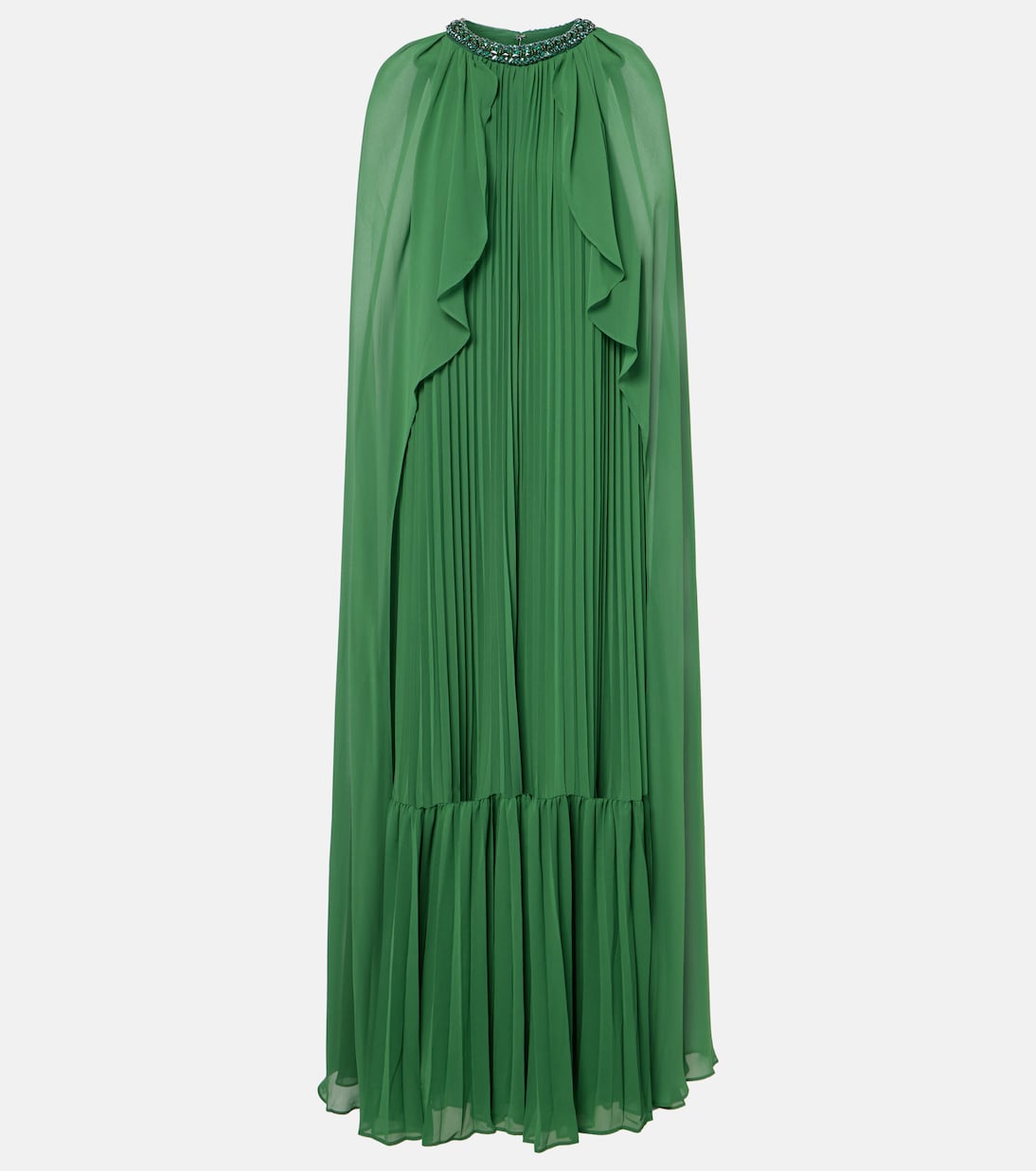 Шифоновое платье с накидкой Self-Portrait, зеленый
Шифоновое платье с накидкой Self-Portrait, зеленый
