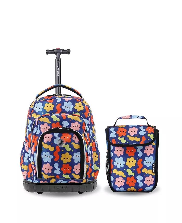 Рюкзак на колесах Lollipop 16" для мальчиков с термосумкой для обеда J World, синий
Рюкзак на колесах Lollipop 16" для мальчиков с термосумкой для обеда J World, синий