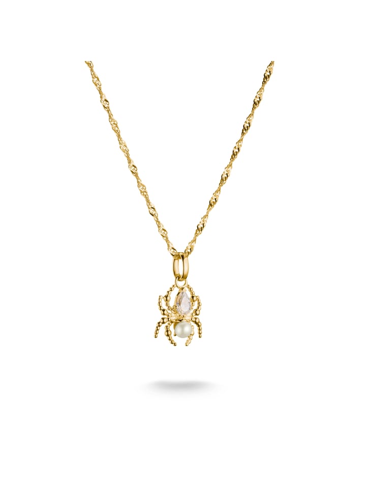 Thomas Sabo Колье «Настоящая любовь» с пауком и жемчугом, золото, белое
Thomas Sabo Колье «Настоящая любовь» с пауком и жемчугом, золото, белое