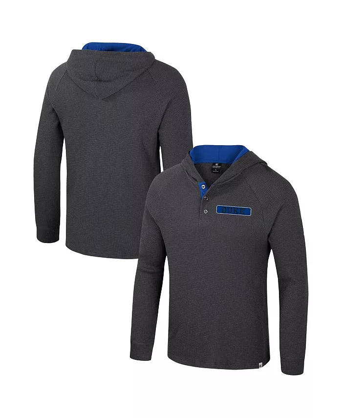 Мужская графитовая толстовка-хенли Duke Blue Devils DuJour с длинными рукавами реглан и капюшоном Colosseum
Мужская графитовая толстовка-хенли Duke Blue Devils DuJour с длинными рукавами реглан и капюшоном Colosseum