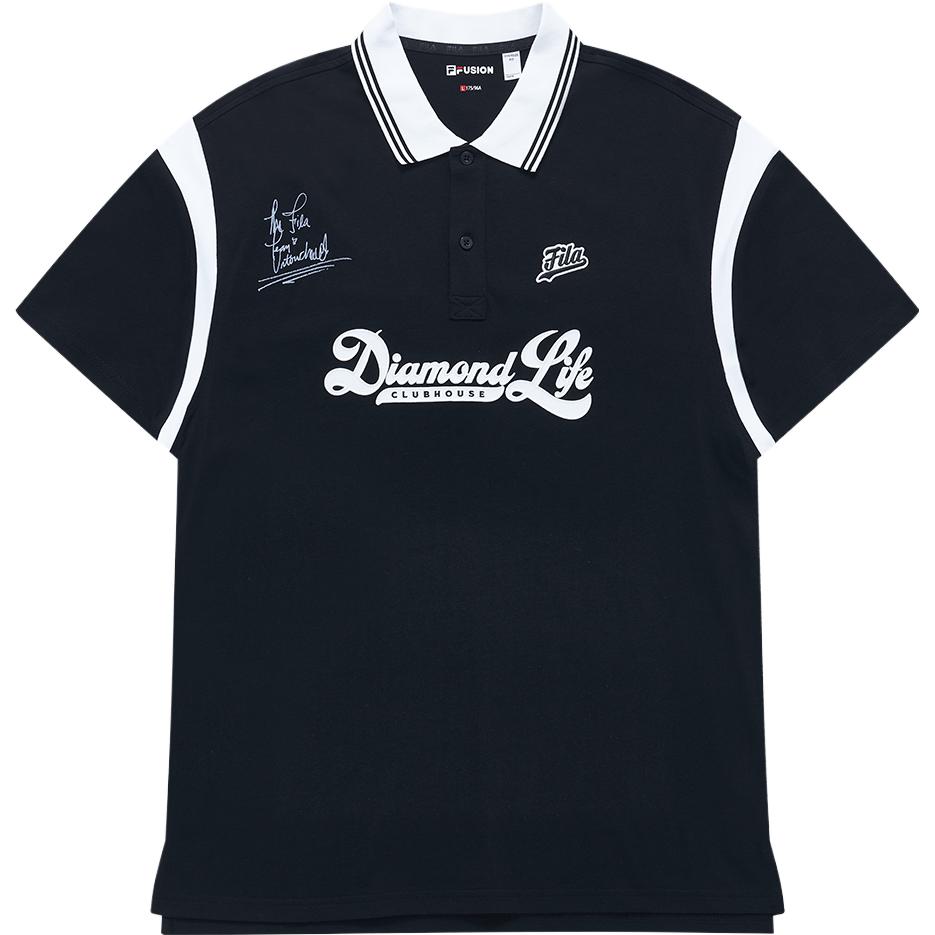 Футболка поло бейсбольной серии Pitch Black FILA FUSION
Футболка поло бейсбольной серии Pitch Black FILA FUSION