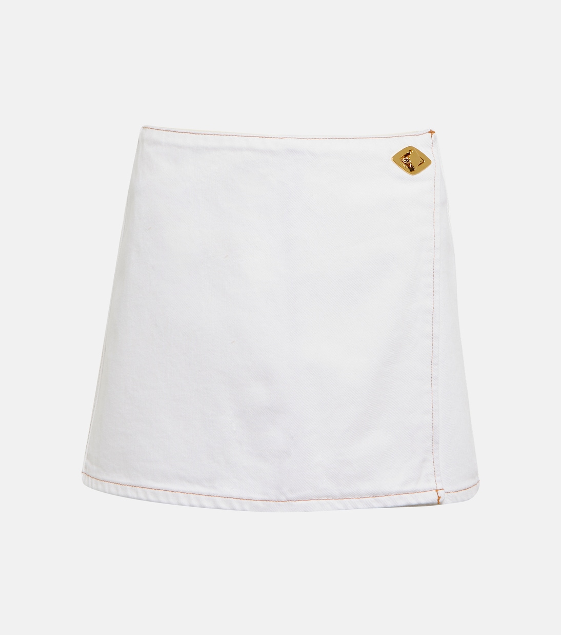 Джинсовая мини-юбка Ganni, Bright White
Джинсовая мини-юбка Ganni, Bright White