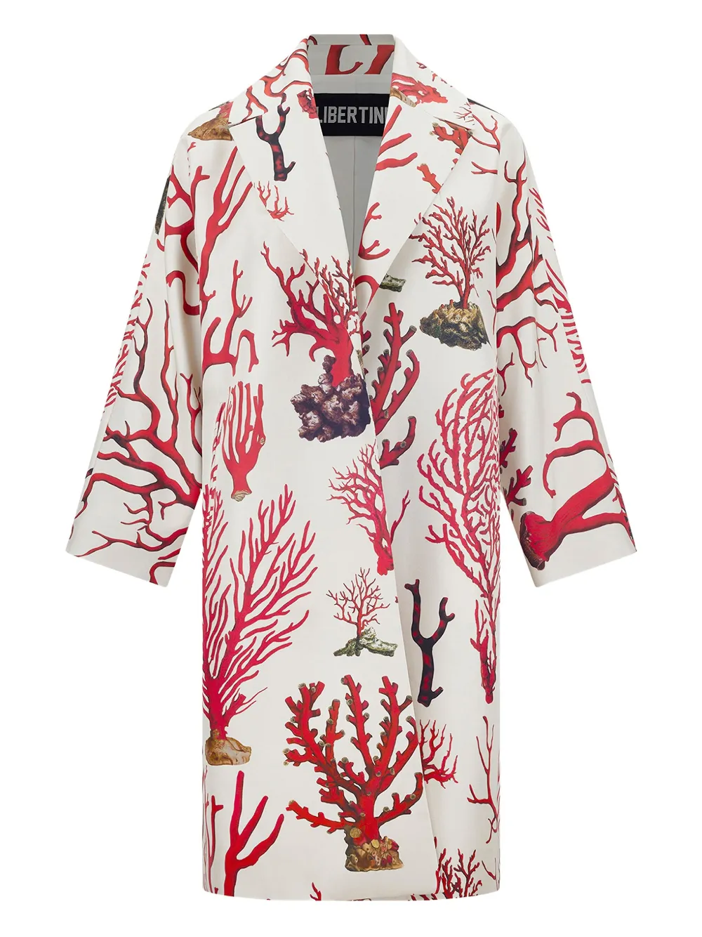 Пальто с коралловым принтом Libertine, белый
Пальто с коралловым принтом Libertine, белый