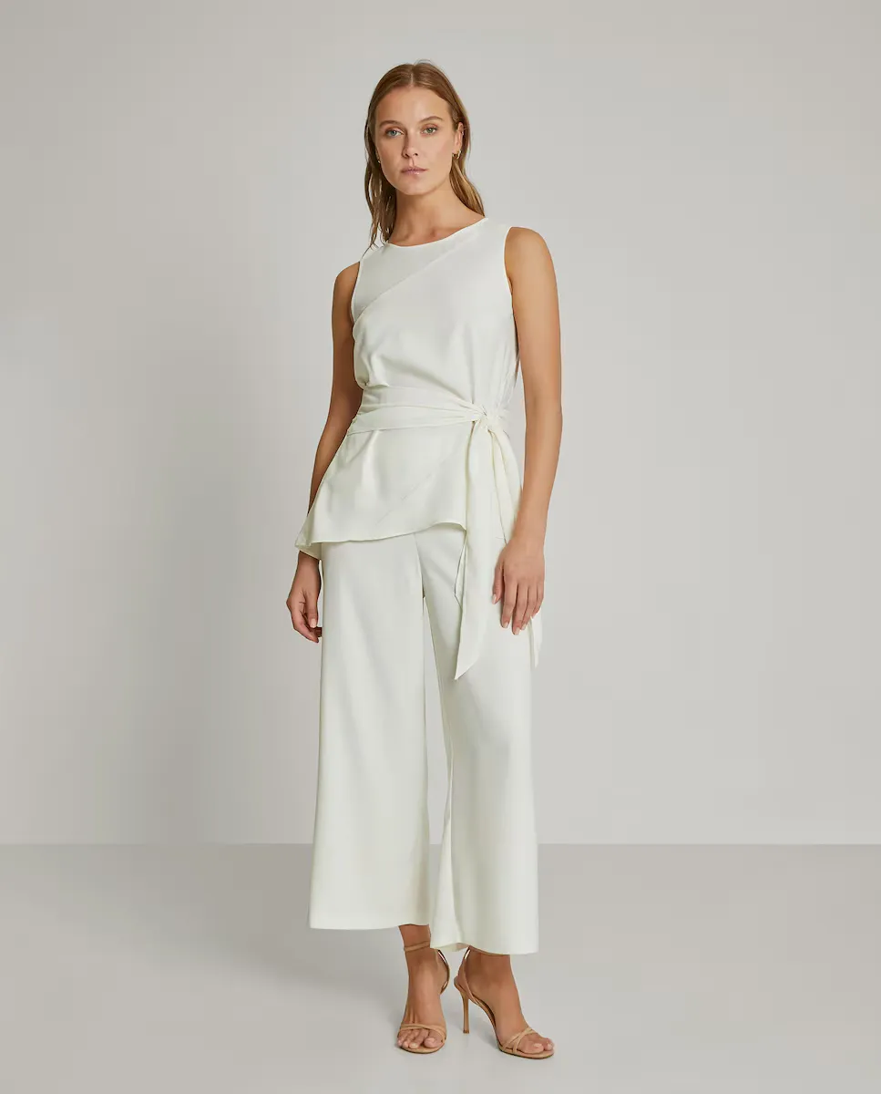 Женские однотонные брюки-палаццо низкой кроя Trucco, белый
Женские однотонные брюки-палаццо низкой кроя Trucco, белый