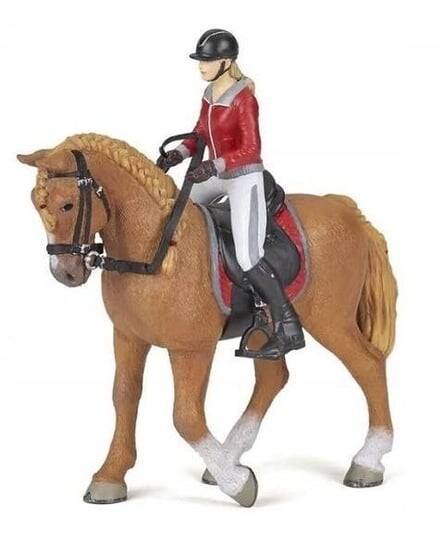 Лошадь с амазонкой, Папо, Коллекционная статуэтка Papo
Лошадь с амазонкой, Папо, Коллекционная статуэтка Papo