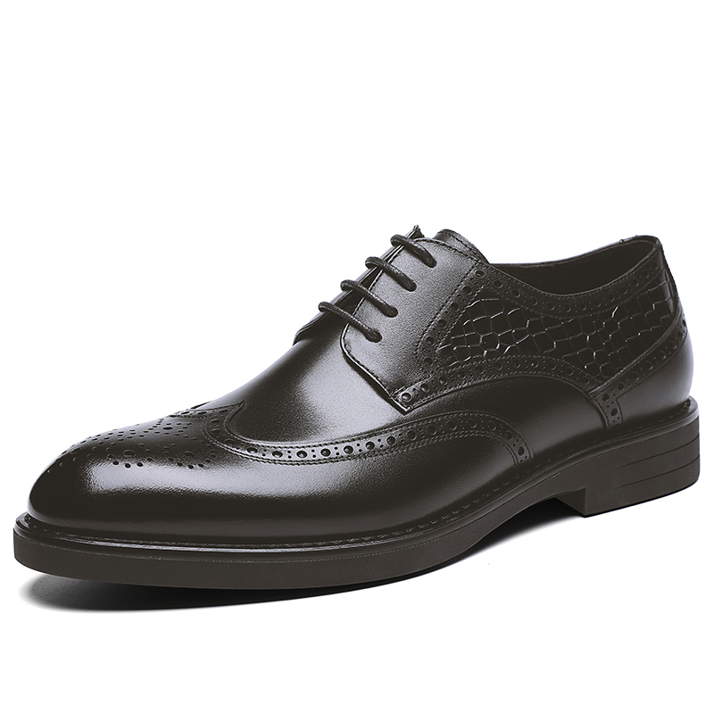 Туфли мужские черные WEISHIBANGWEI с кофейной флисовой подкладкой
Туфли мужские черные WEISHIBANGWEI с кофейной флисовой подкладкой