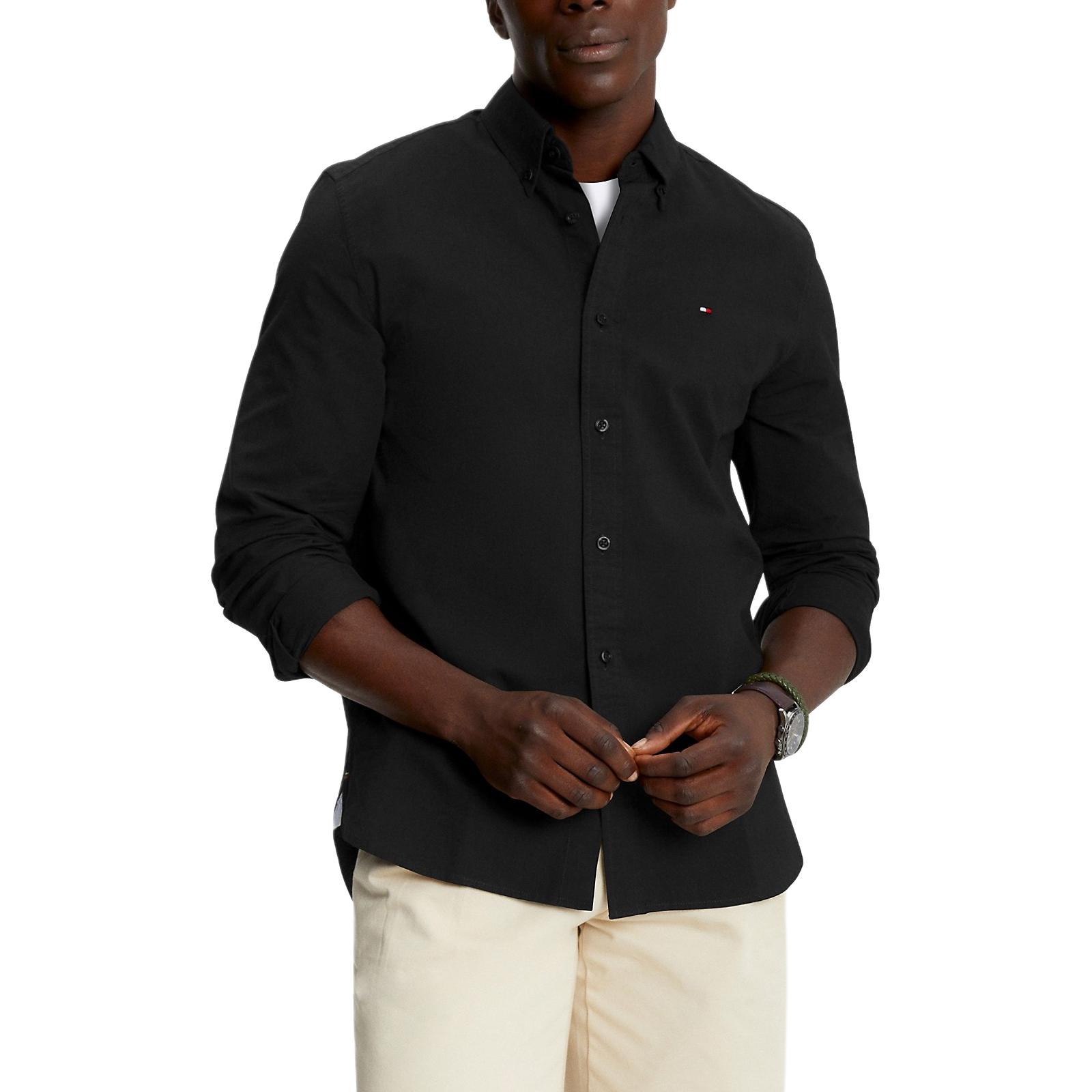 Tommy Hilfiger Мужская черная рубашка
Tommy Hilfiger Мужская черная рубашка