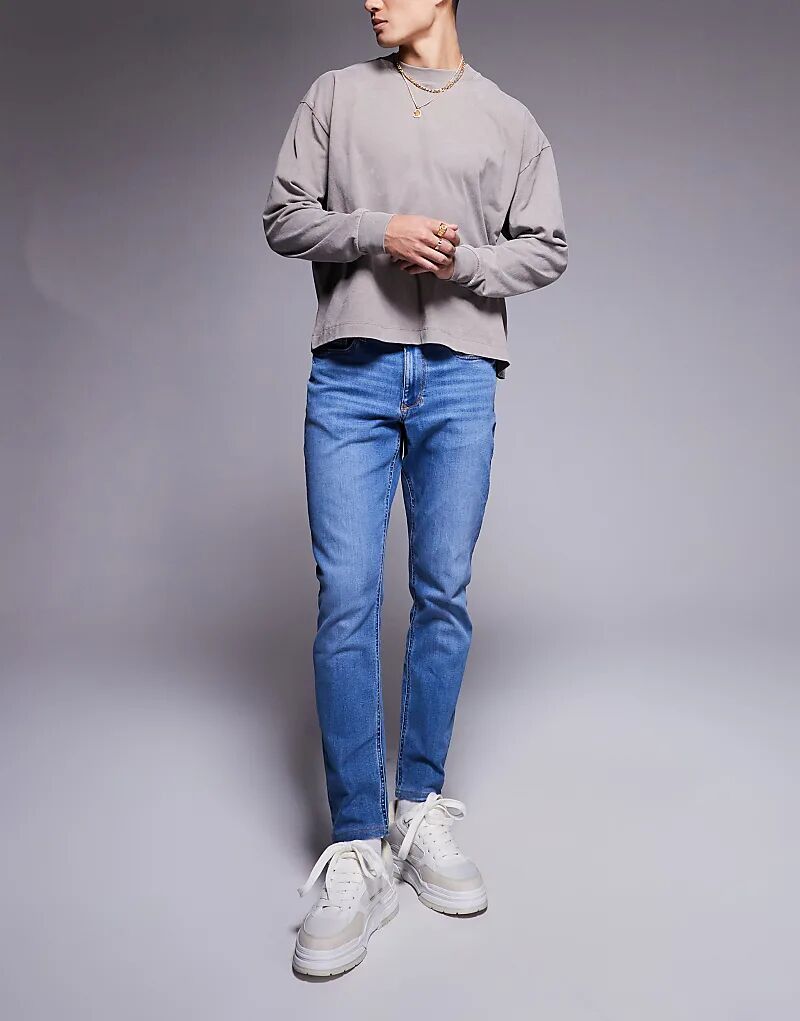 Облегающие джинсы средне-синего цвета River Island
Облегающие джинсы средне-синего цвета River Island