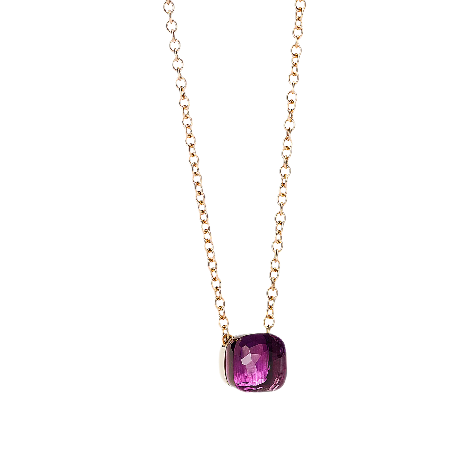 Подвеска Pomellato с аметистом и цепочкой из розового золота
Подвеска Pomellato с аметистом и цепочкой из розового золота