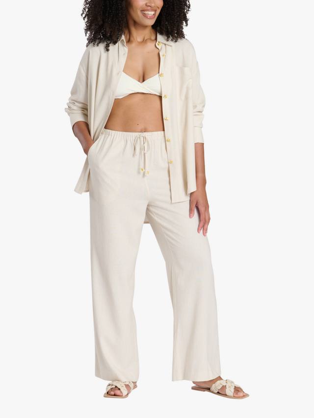 Сшитые на заказ брюки из льняной смеси South Beach, цвет Natural Beige
Сшитые на заказ брюки из льняной смеси South Beach, цвет Natural Beige