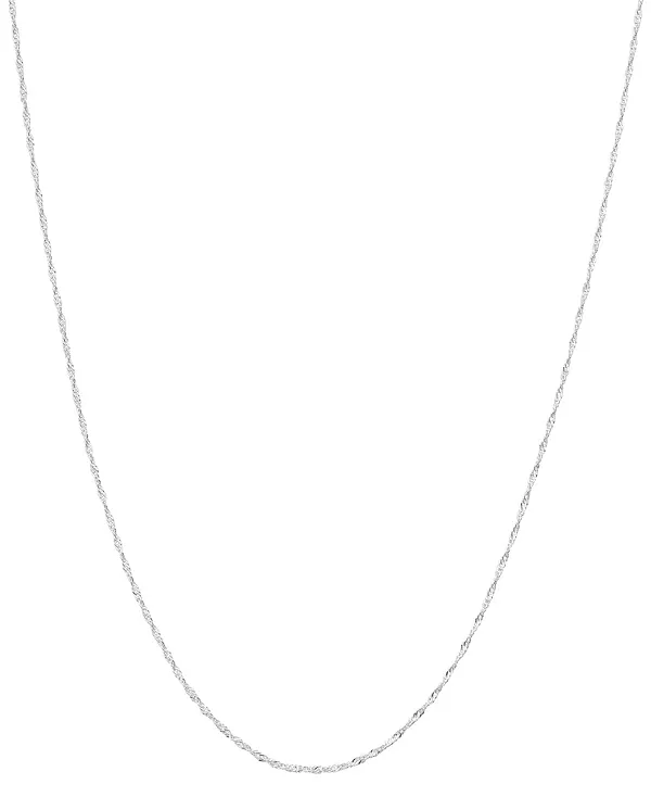 Ожерелье из цепочек Singapore Link длиной 18 дюймов, созданное для Macy's Giani Bernini, silver
Ожерелье из цепочек Singapore Link длиной 18 дюймов, созданное для Macy's Giani Bernini, silver
