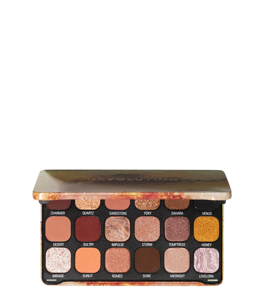 Палитра теней для век REVOLUTION Forever Flawless, Bronze Temptation, 20g 
Палитра теней для век REVOLUTION Forever Flawless, Bronze Temptation, 20g