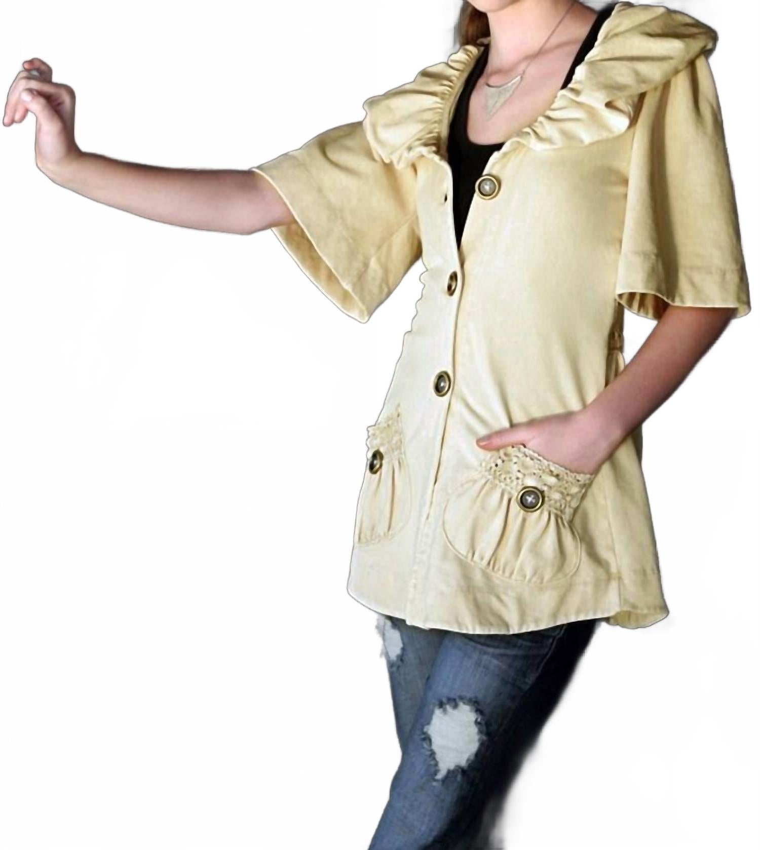 Жакет для дневного чаепития в светло-канареечном цвете Tough Luv, желтый
Жакет для дневного чаепития в светло-канареечном цвете Tough Luv, желтый