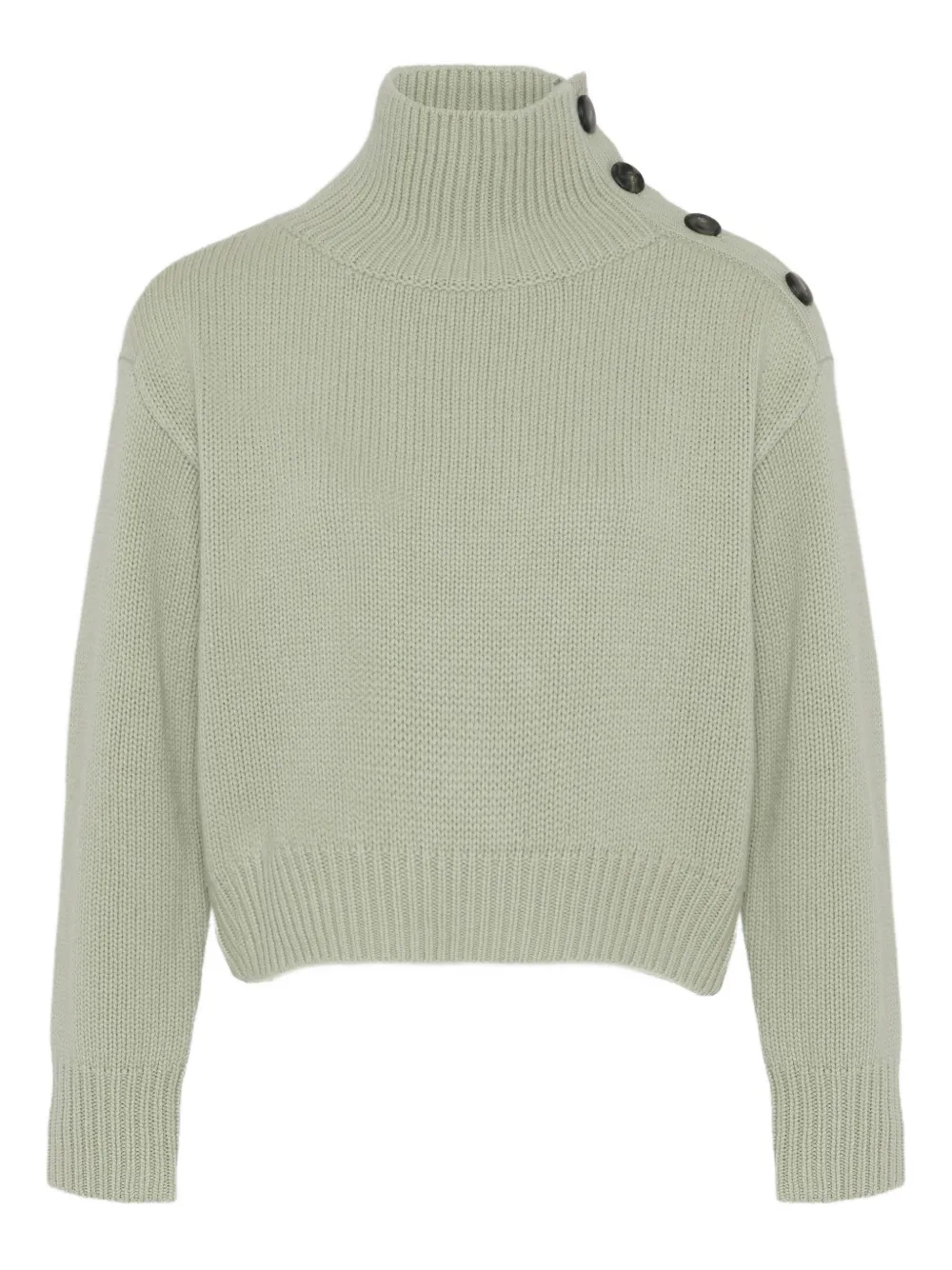 Свитер с высоким воротом и пуговицами YVES SALOMON, зеленый
Свитер с высоким воротом и пуговицами YVES SALOMON, зеленый