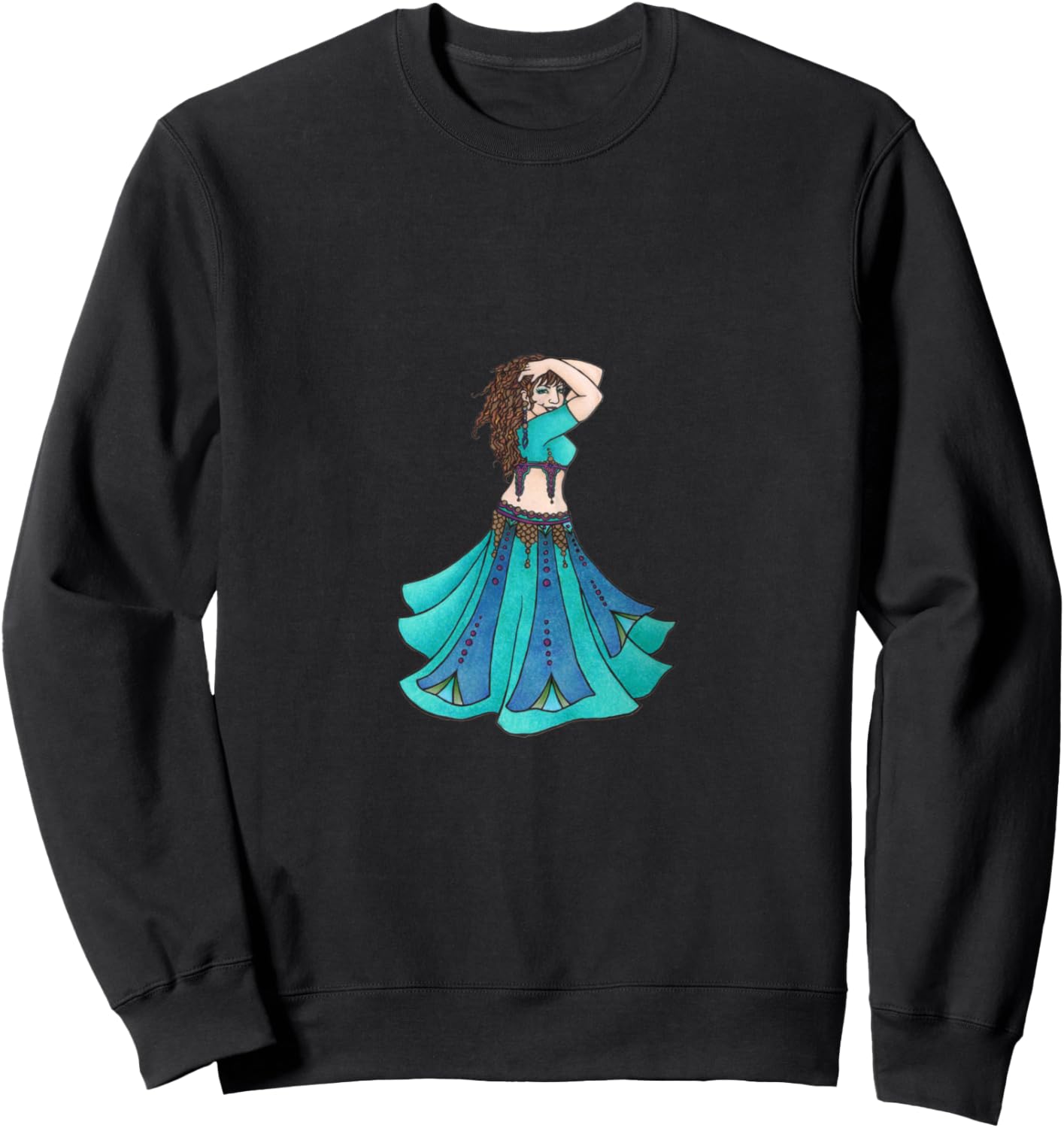 Толстовка с изображением танцовщицы живота Cat Snugg, черный
Толстовка с изображением танцовщицы живота Cat Snugg, черный