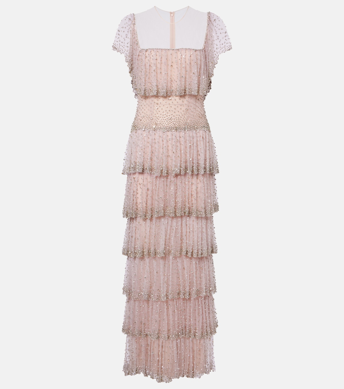 Многоярусное платье, украшенное кристаллами Costarellos, Light Rose
Многоярусное платье, украшенное кристаллами Costarellos, Light Rose