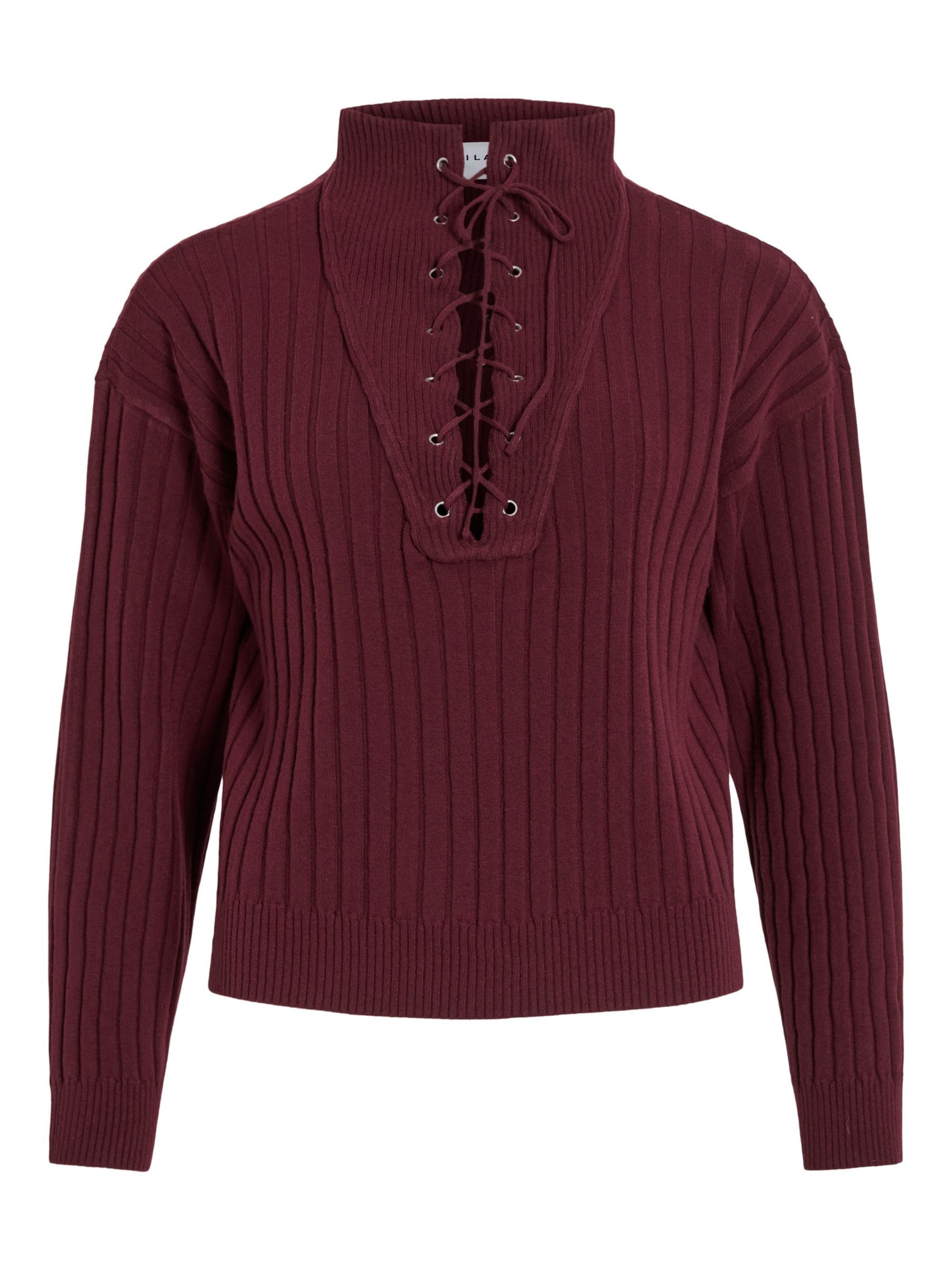 VILA Свитер 'Gina' в цвете Crimson
VILA Свитер 'Gina' в цвете Crimson