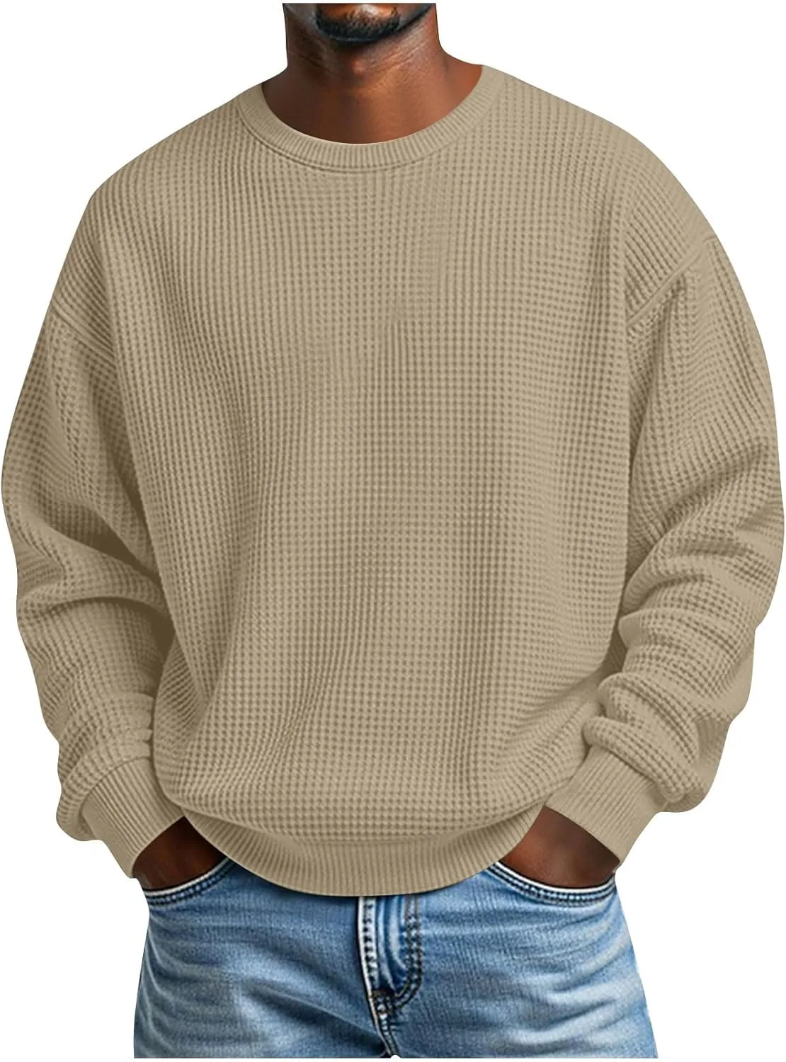 Мужская футболка с длинным рукавом и круглым вырезом, свободного кроя, однотонная
Мужская футболка с длинным рукавом и круглым вырезом, свободного кроя, однотонная