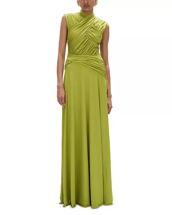 Платье с драпировкой цвета можжевельника Rachel Gilbert, зеленый
Платье с драпировкой цвета можжевельника Rachel Gilbert, зеленый