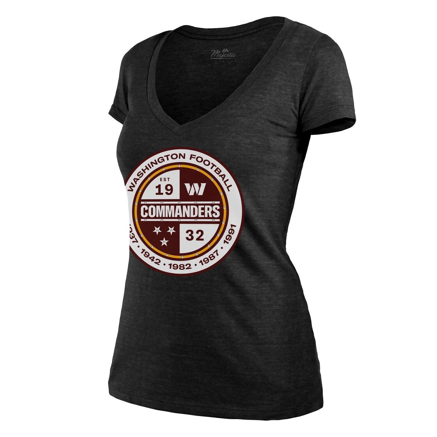 Женская футболка Majestic Threads Black Washington Commanders Bling Tri-Blend с v-образным вырезом Majestic, Черный, Женская футболка Majestic Threads Black Washington Commanders Bling Tri-Blend с v-образным вырезом Majestic
Женская футболка Majestic Threads Black Washington Commanders Bling Tri-Blend с v-образным вырезом Majestic, Черный, Женская футболка Majestic Threads Black Washington Commanders Bling Tri-Blend с v-образным вырезом Majestic