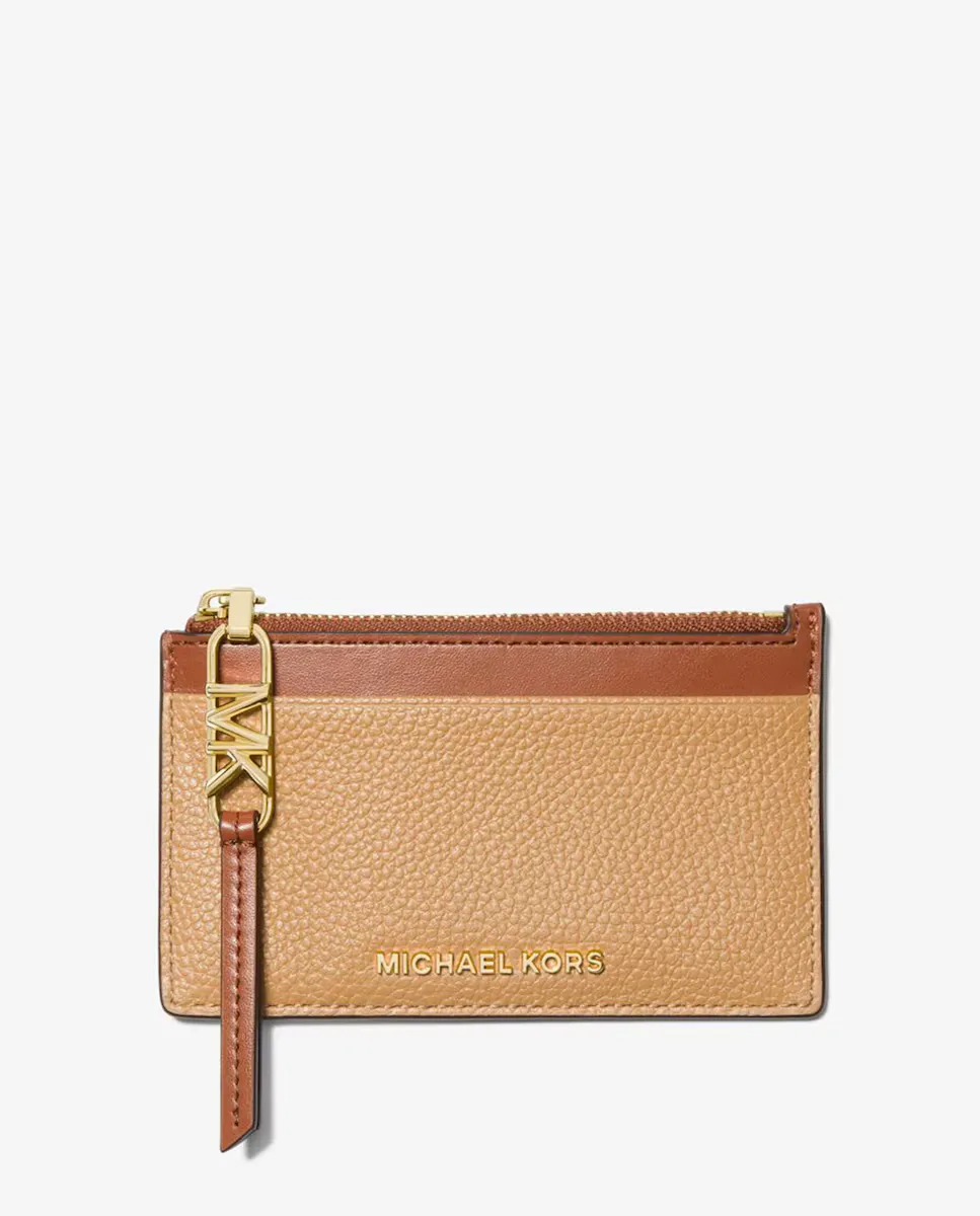 Женский держатель для карт из зернистой кожи на молнии Michael Michael Kors, цвет Marrón claro
Женский держатель для карт из зернистой кожи на молнии Michael Michael Kors, цвет Marrón claro