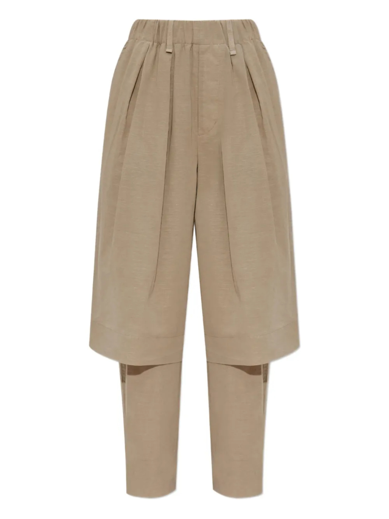 Issey Miyake брюки строгого кроя со складками, нейтральный
Issey Miyake брюки строгого кроя со складками, нейтральный